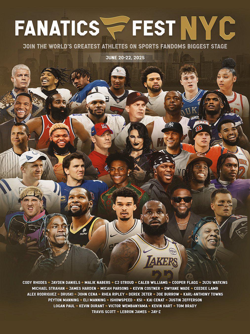 引人注目多位NBA球星参加纽约狂欢节 詹韦杜登文班弗拉格在列