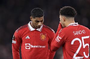 记者：拉什福德\安东尼\加纳乔\桑乔告知曼联想离队 库尼亚穿10号